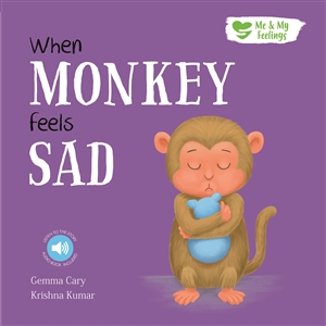 (10% OFF MAY-HEM SALE) Paperback Me And My Feelings - Monkey Feels Sad (with Audiobook)