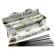 Stamford White Musk Incense Sticks x6 Tubes