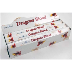 Stamford Dragons Blood Incense Sticks x6 Tubes