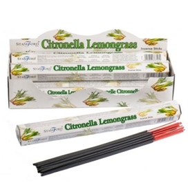 Stamford Citronella & Lemongrass Incense Sticks x6 Tubes