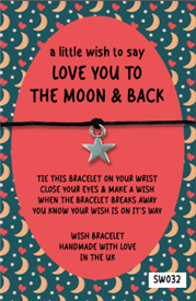 Wishstrings Bracelet - Moon & Back
