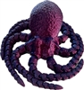 3D Printed Octopus Ornament/Fidget Toy - Purple/Blue 26cm