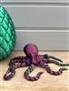 3D Printed Octopus Ornament/Fidget Toy - Purple/Blue/Green 26cm