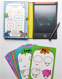 Tablet And Flashcard Learn To Draw - Farm Animals