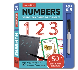 Wipe Clean Tablet And Flashcard - Numbers