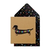 Dog Banner Birthday Card 16cm