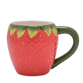 Cottage Garden Mug - Strawberry 14cm