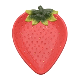 Cottage Garden Plate - Strawberry 21cm