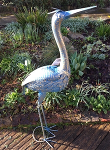 Harriet the Metal Heron 94cm