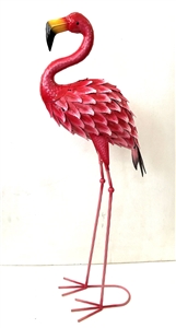 Flavia the Large Metal Flamingo 89cm