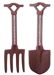 Cast Iron Fork / Spade Thermometer