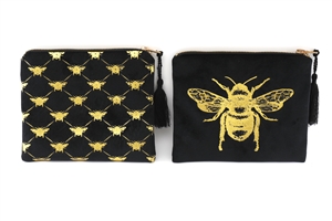 Bee Make Up Bag 2 Assorted 20cm