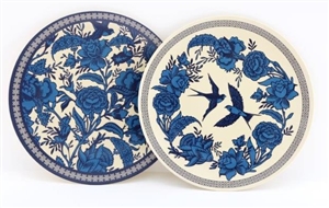 Willow Bamboo Plate 2 Assorted 25cm