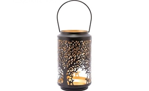 Tree Of Life Cutout Lantern 15x25cm