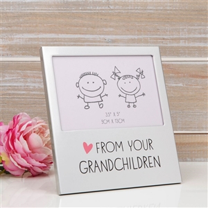 Aluminium Photo Frame Grandchildren 15cm