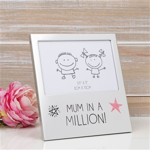 Aluminium Photo Frame Mum In Million 15cm