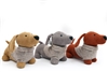 DUE JAN 3asst Plush Dog Doorstop 30cm