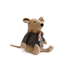 Mouse With Jacket Door Stopper 20cm