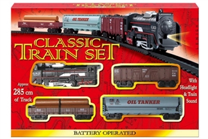 Classic Toy Train Set With Authentic Lights And Sounds