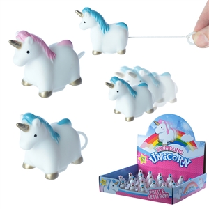 Pull And Move Trembling Unicorn 2 Asst