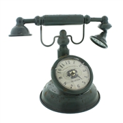 Vintage Telephone Design Mantel Clock