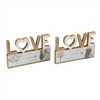 2asst Pebble Love Plaque