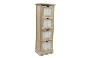 Thick Wooden 3 Drawer Cabinet 70cm