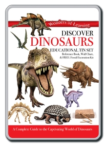 Educational Tin Set Dinosaur