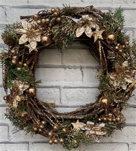 Deluxe 41cm Christmas Wreath