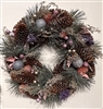 Pretty Pastels Christmas Wreath 35cm