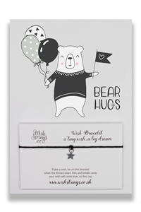 Bear Hugs Card  And Bracelet Combo