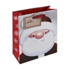 Large Santa Face Gift Bag 33cm