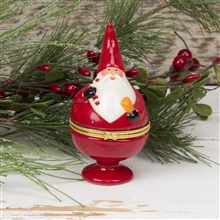 Santa Christmas Trinket Box 11cm