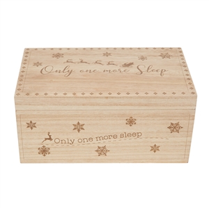 Light Wooden Personalisable Christmas Eve Box