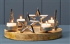 Tree And Star Tealight Centrepiece 23cm