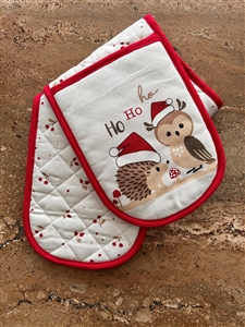 Forest Friends Double Oven Glove