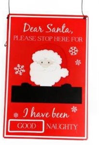 Customizable Good Naughty Plaque