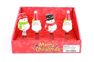 Xmas Characters Spreaders 4 Assorted