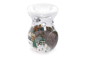 Xmas Market Oil Burner 15.5cm