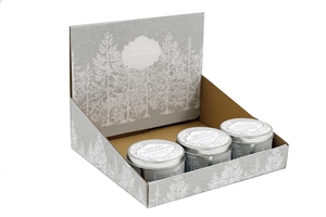 Winter Forest Candle Tin - Spiced Cinanmon 8cm