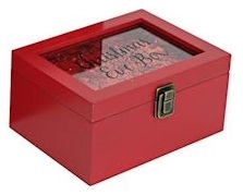 Red Confetti Christmas Eve Box 20cm