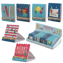 Christmas Elf Matchbook Nail File 4 Assorted