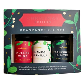 Festive Christmas Set Of Fragrance Oils 10ml