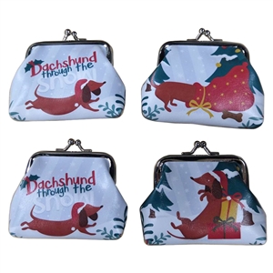 Tic Tac Purse – Christmas Dachshund 2 Assorted