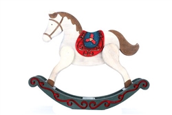 Hand Painted Wooden Rocking Horse