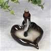 ##Leaf Ceramic Backflow Incense Burner