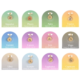 ##Set of 12 Zodiac Sign Charms (Top Up Set)