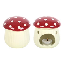 ##Mushroom Ceramic Wax/Oil Burner 12cm