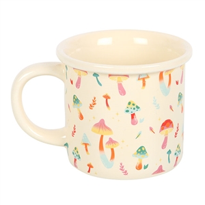 ##Funky Fungi Print Ceramic Mug