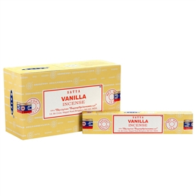 *Set of 12 Vanilla Incense Sticks by Satya